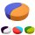 Spielpolster Kreis Yin Yang, 2-tlg.