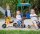 Kindergruppe mit Toptrike Fahrzeugen