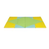 3-in-1 Spielmatte, faltbar zu Tipi-Zelt und  Boot