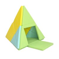 3-in-1 Spielmatte, faltbar zu Tipi-Zelt und  Boot