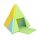 3-in-1 Spielmatte, faltbar zu Tipi-Zelt und  Boot