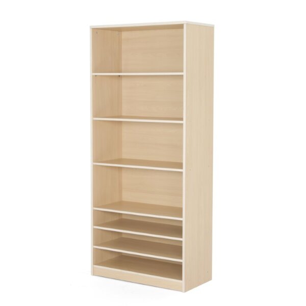 Regalschrank 180 cm, 7 F&auml;cher, seitlich