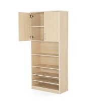 Regalschrank 180-80, 2 T&uuml;ren oben