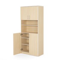 Regalschrank 180-80, 4 T&uuml;ren