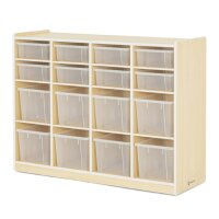 Regalschrank 16 F&auml;cher inkl. Boxen