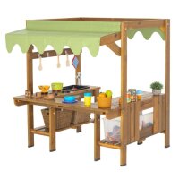 Outdoor Kiosk mit Deko