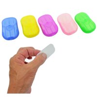 Mini Seifenbl&auml;ttchen Spender, 20 Bl&auml;tter