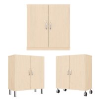 Regalschrank 79-80, 2 T&uuml;ren, mit Sockel