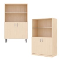 Regalschrank 120-80, 2 T&uuml;ren, 2 F&auml;cher