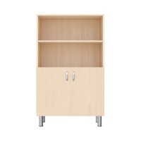 Regalschrank 120-80, 2 T&uuml;ren, mit F&uuml;&szlig;en frontal