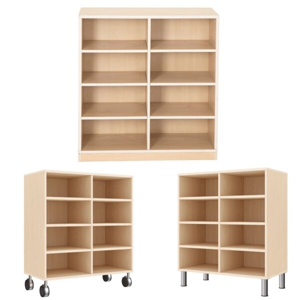 Regalschrank mit 8 F&auml;chern