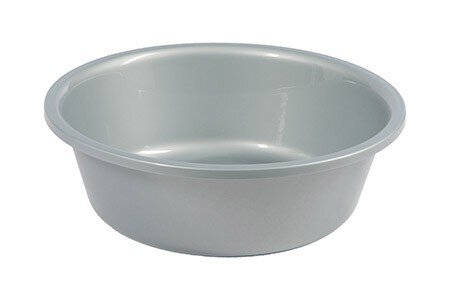 Kunststoff-Sch&uuml;ssel silber