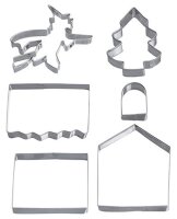 Knusperh&auml;uschen-Set 6-teilig