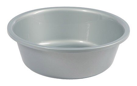 Kunststoff-Sch&uuml;ssel silber
