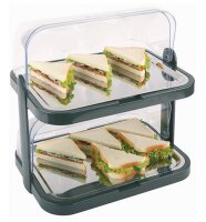 Thermo-Buffet-Vitrine, doppelt
