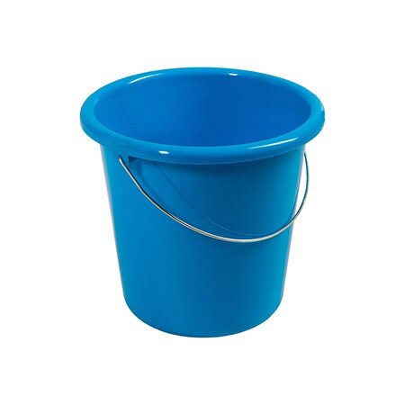 Haushaltseimer blau