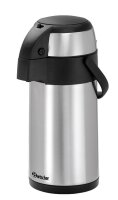 Isolier-Pumpkanne, Edelstahl, 3,0L