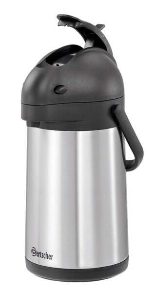 Isolier-Pumpkanne, Edelstahl, 1,9L
