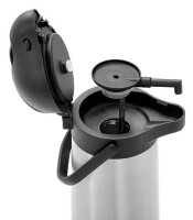 Isolier-Pumpkanne, Edelstahl, 1,9L