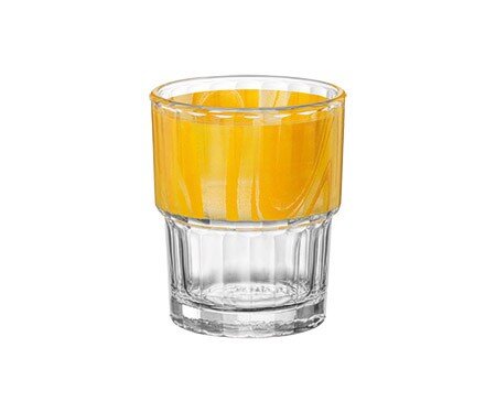 Natura Yellow Stapelglas