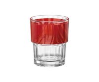 Natura Red Stapelglas