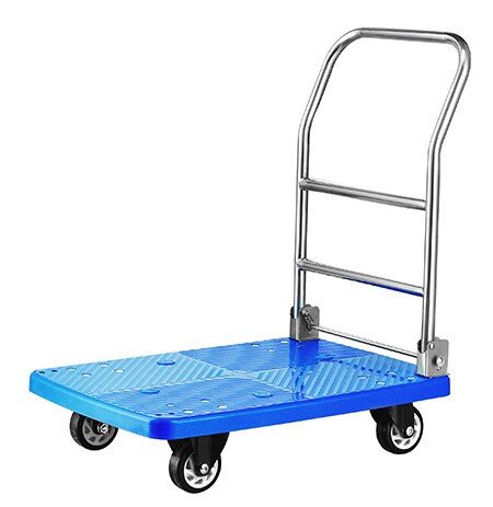 Plattformwagen blau