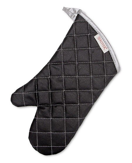 Backhandschuh schwarz