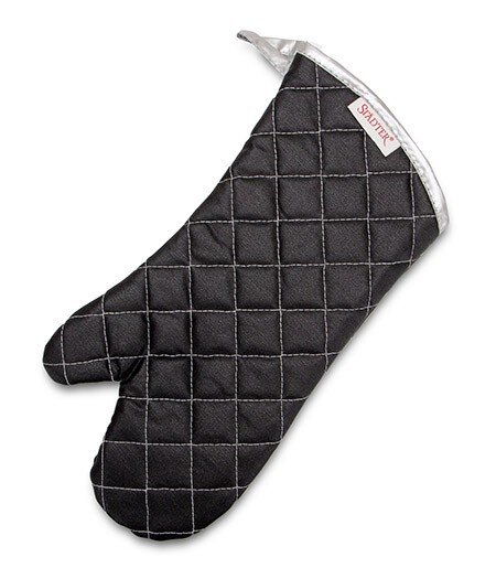 Backhandschuh schwarz