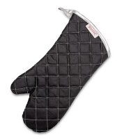 Backhandschuh schwarz