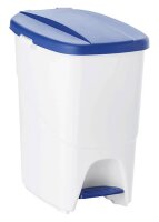 Treteimer PP, grau/blau