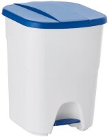 Treteimer PP, grau/blau