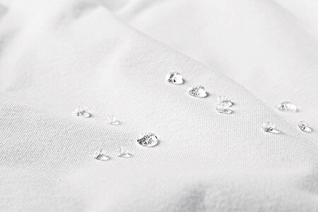 Spannbettlaken mit PU-Beschichtung