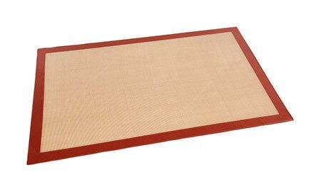 Backmatte rot/beige