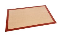 Backmatte rot/beige