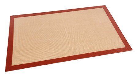 Backmatte rot/beige
