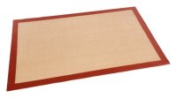 Backmatte rot/beige