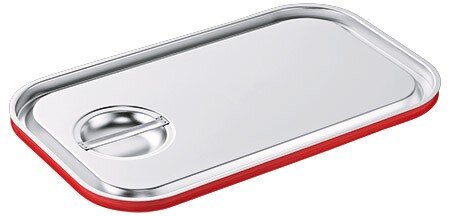 GN-Deckel mit roter Silikondichtung