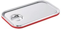 GN-Deckel mit roter Silikondichtung