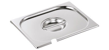 Deckel mit Einschnitt f&uuml;r 1/2 Beh&auml;lter