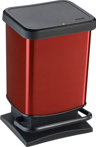 Treteimer PASO rot metallic