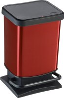 Treteimer PASO rot metallic