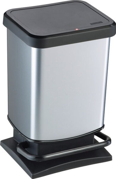 Treteimer PASO silber metallic