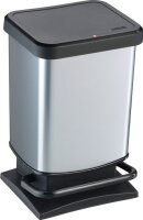 Treteimer PASO silber metallic