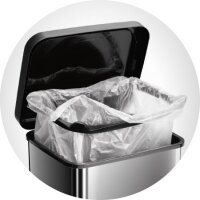 Treteimer PASO silber metallic