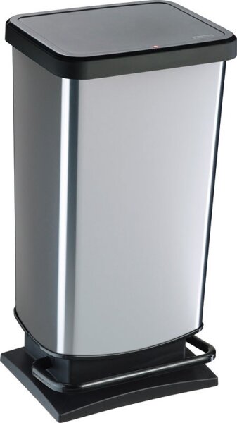 Treteimer PASO silber metallic