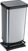 Treteimer PASO silber metallic