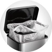 Treteimer PASO silber metallic