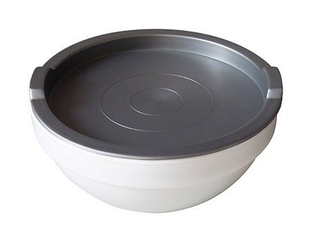 Stapelschale 18cm mit Auflagedeckel PP
