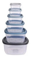 Vorratsboxen-Set, 6-teilig