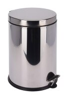 Treteimer Edelstahl, 12L